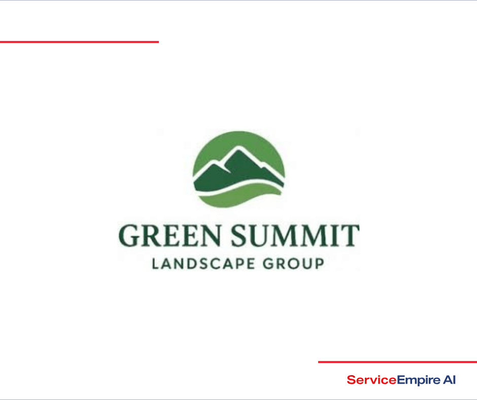 green summit landscape group logo on white background