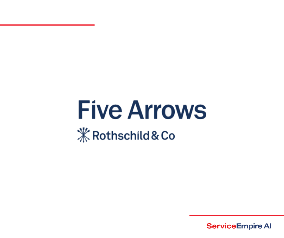 five arrows rothschild and co logo on white background