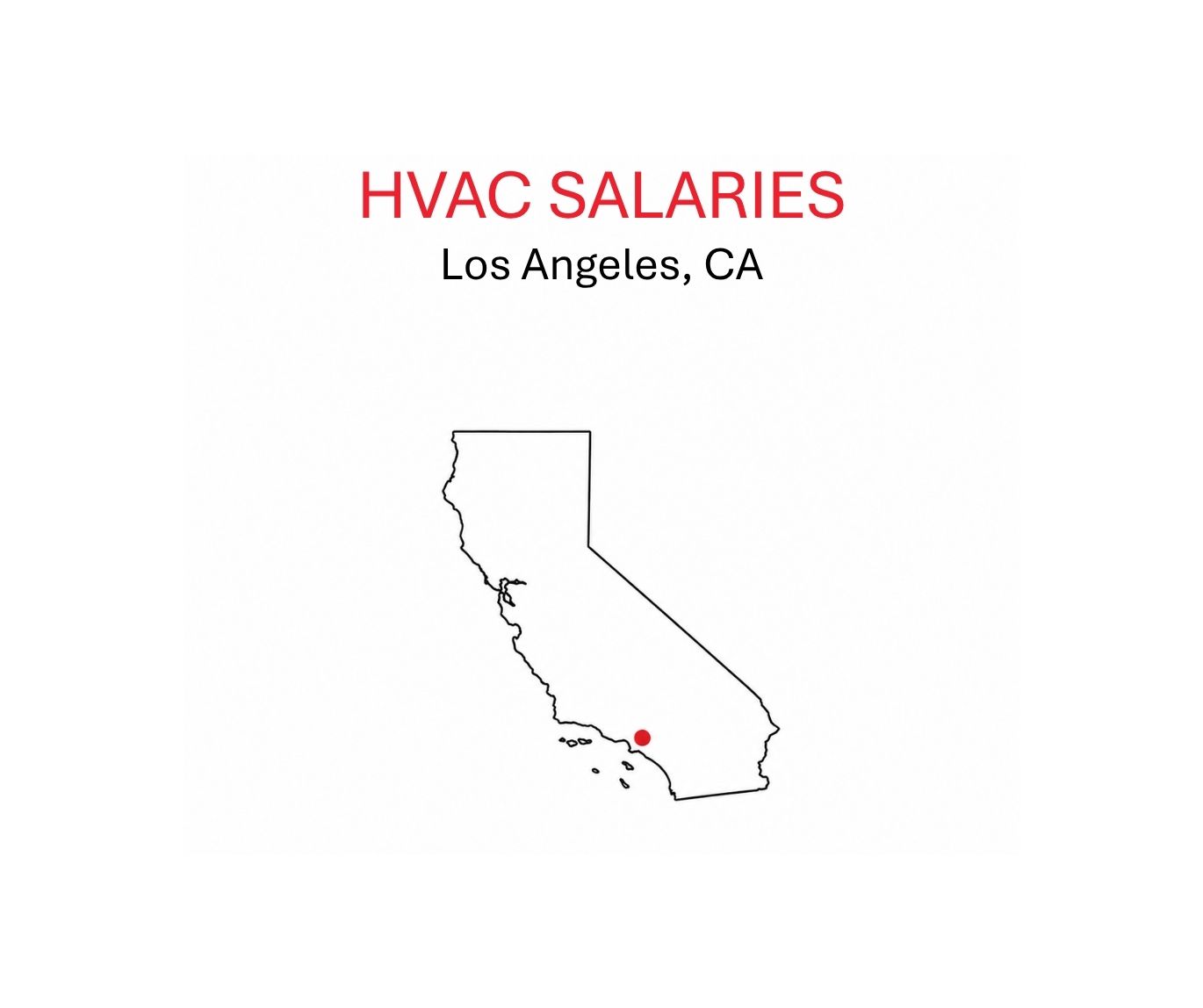 HVAC salaries.LosAngeles.CA.sketch of CA
