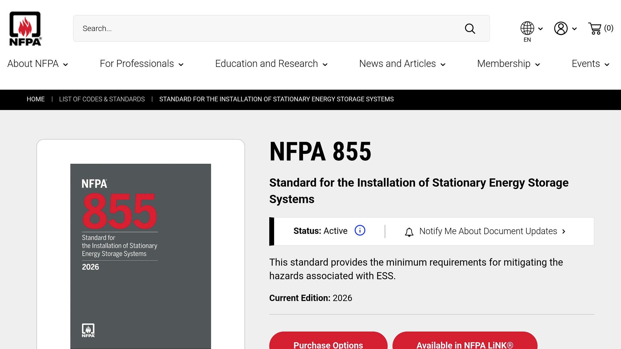 NFPA 855