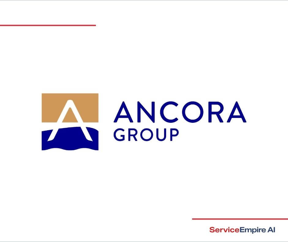 ancora group logo on white background
