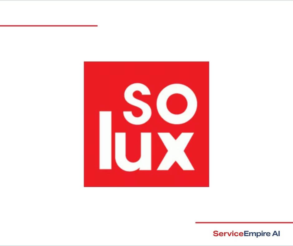 Solux logo on white background