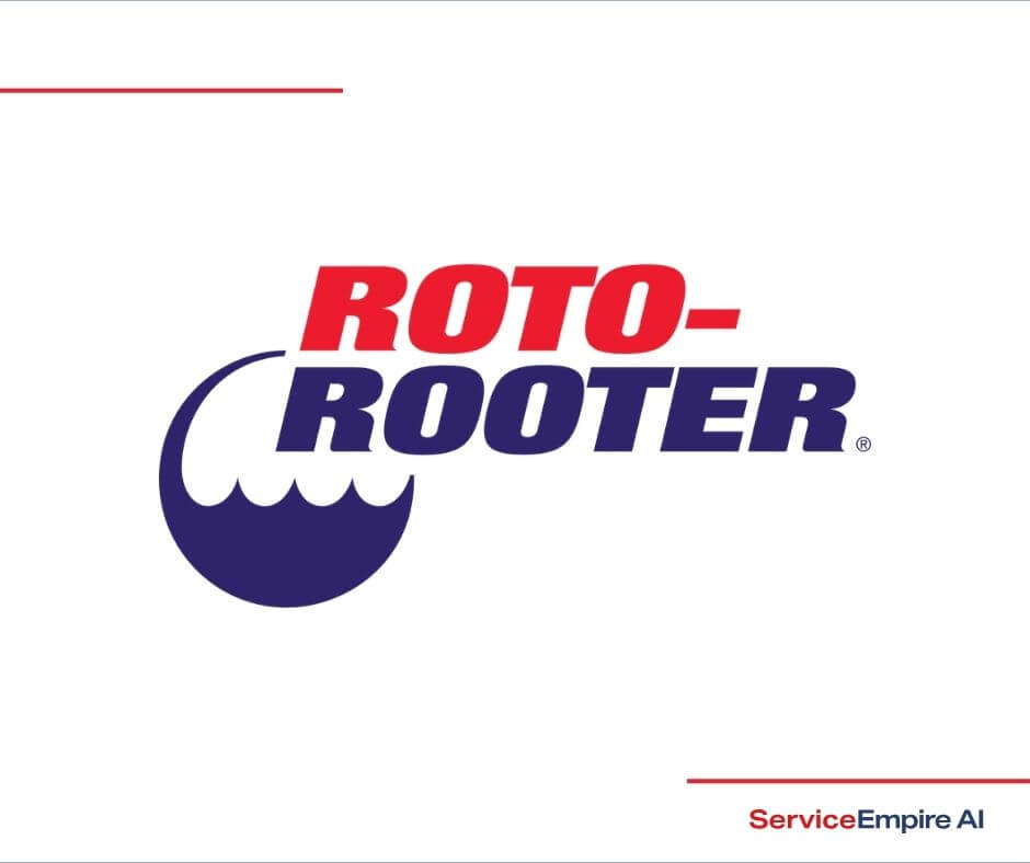 Roto-Rooter logo on white background