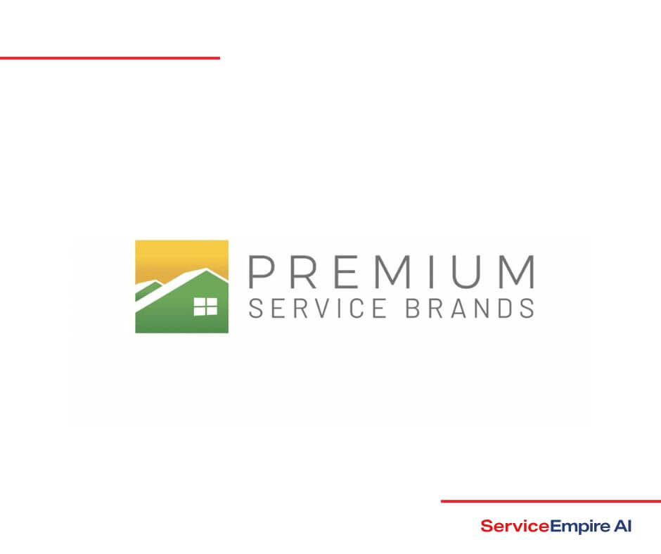 premium service brands logo on white background