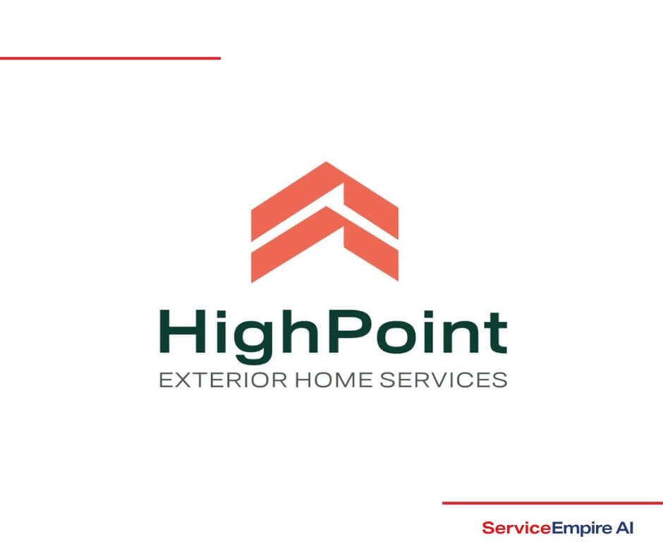high point exterior home services logo on white background