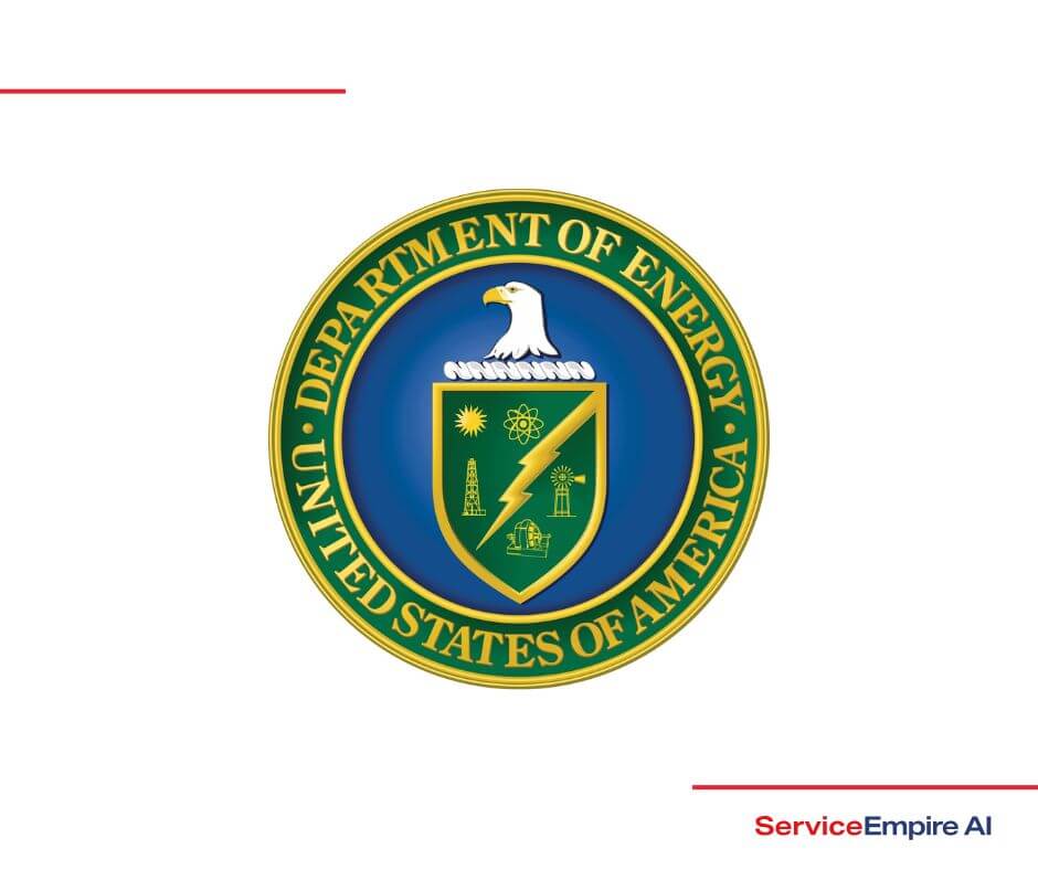 US Department of Energy logo on white background