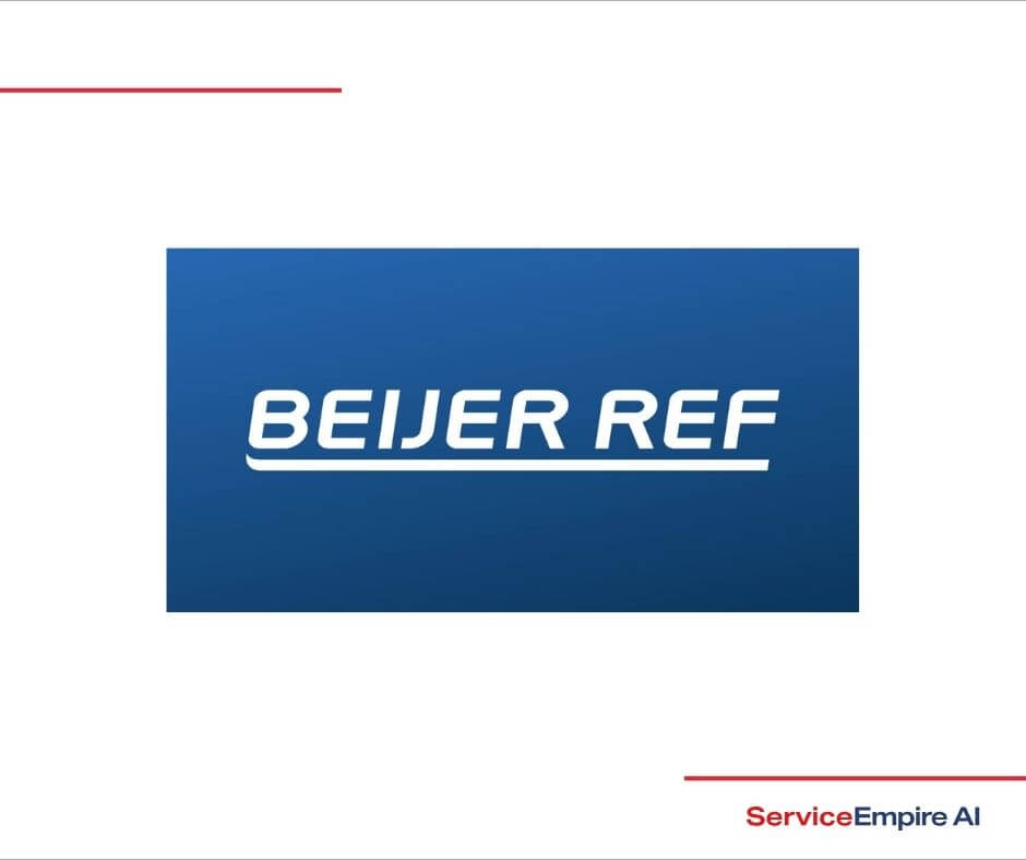 beijer ref logo blue on white background