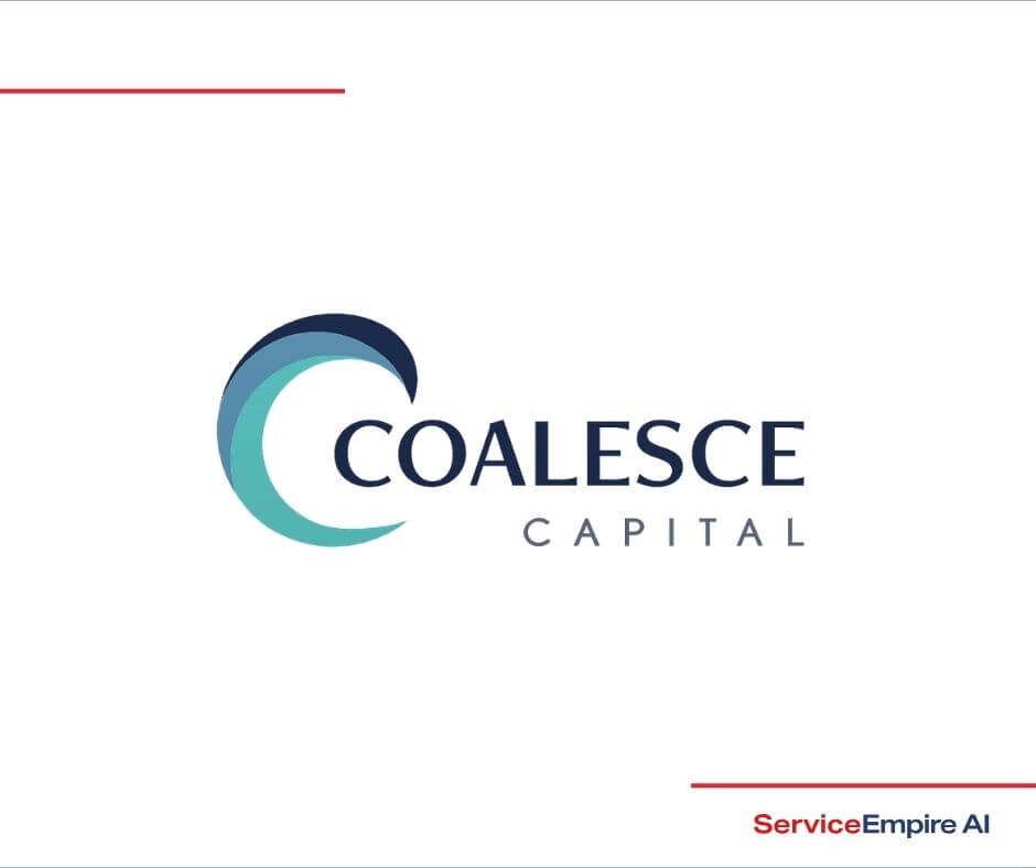 coalesce capital on white background