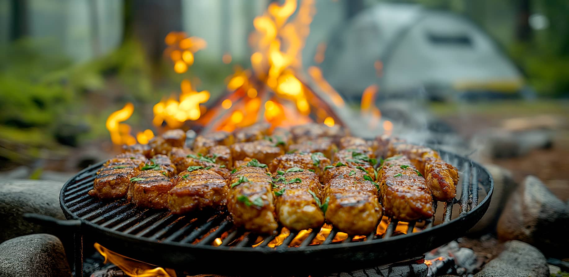 Delicious campfire recipes for glampers