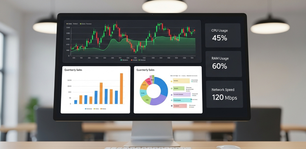 tableau de bord d'entreprise