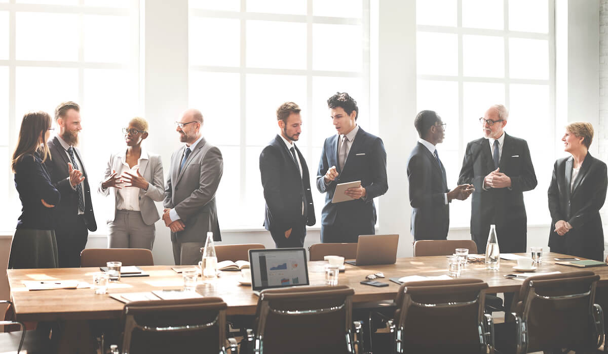 UK Bribery Act: entrepreneurs having a discussion