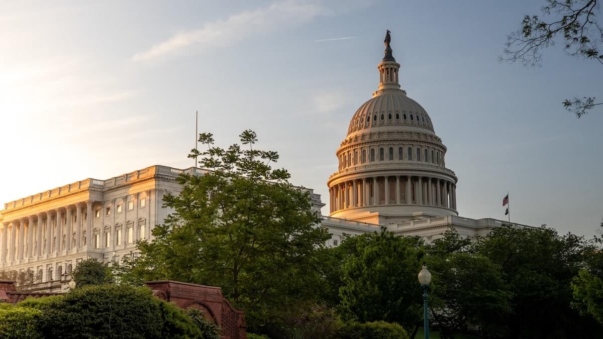 Portrait of the U.S. Capitol building