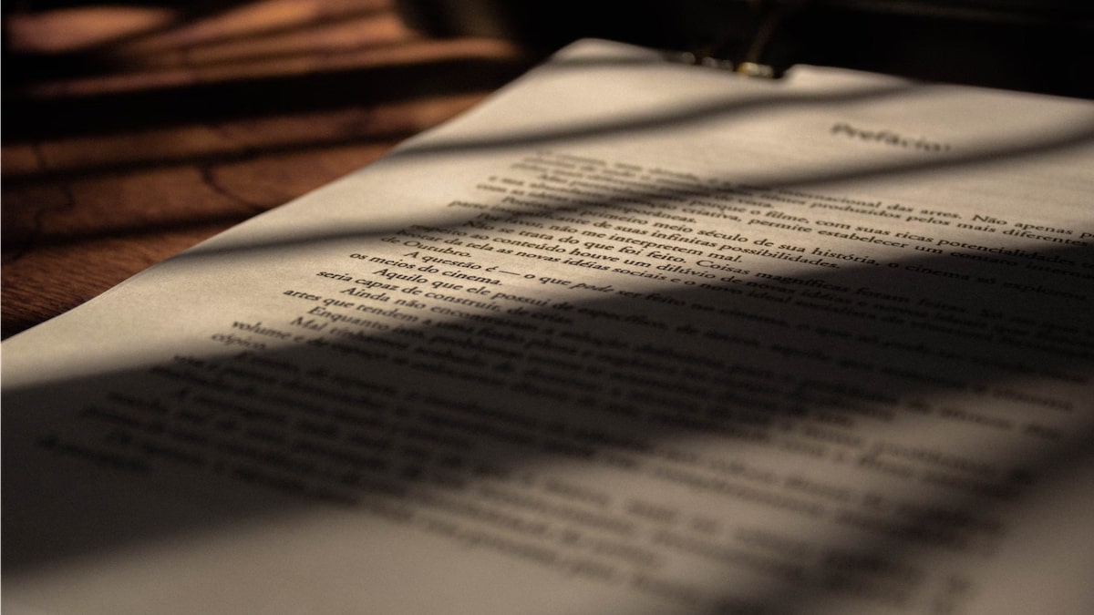 SFDR regulations: close up shot of a document