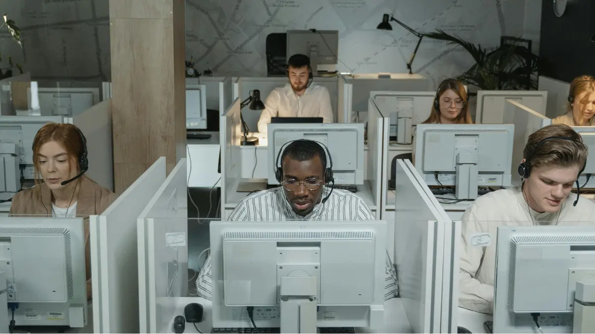 Risk assessment tools in use at a call center team managing compliance across departments.