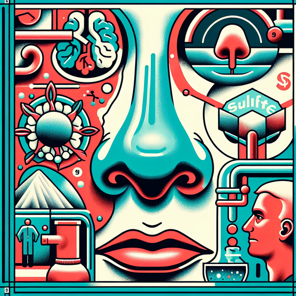 Troubles de l’odorat inexpliqués à Liège : penser à une intolérance au sulfite  