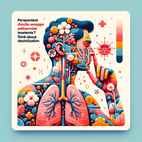 Rhinite persistante malgré les traitements d'anti-histaminiques ? Pensez à la désensibilisation