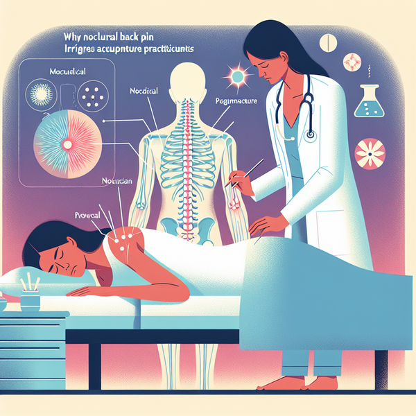 Pourquoi la douleur lombaire nocturne intrigue les praticiens en acupuncture