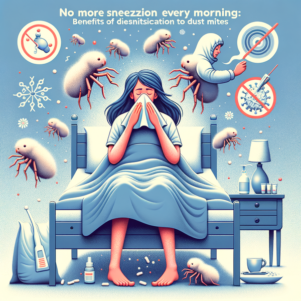 Ne plus éternuer chaque matin : bénéfices de la désensibilisation aux acariens