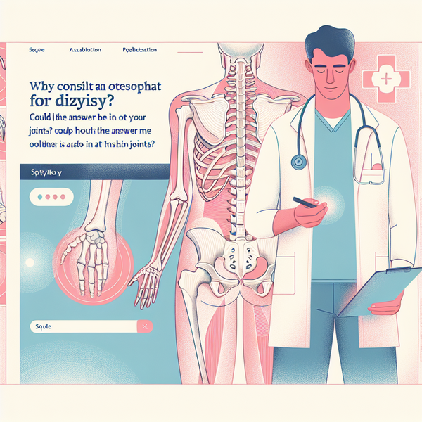 Pourquoi consulter un ostéopathe en cas de vertiges