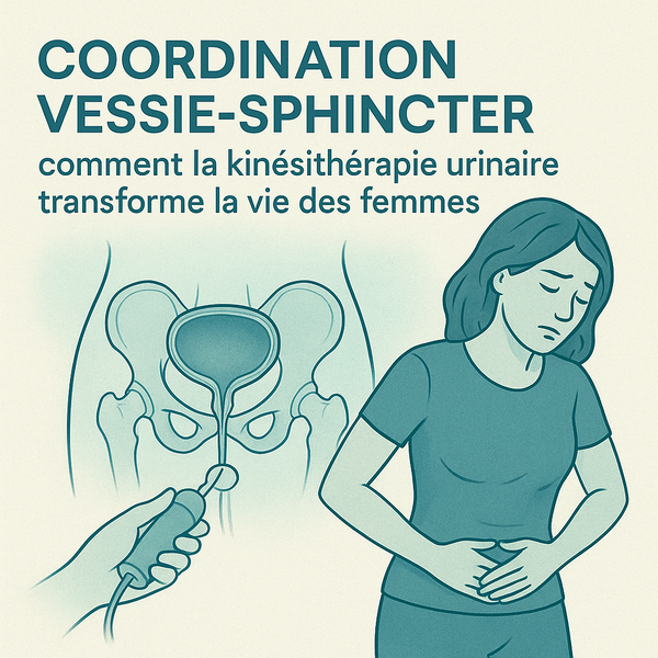 Comment la kinésithérapie urinaire agit sur la coordination vessie sphincter