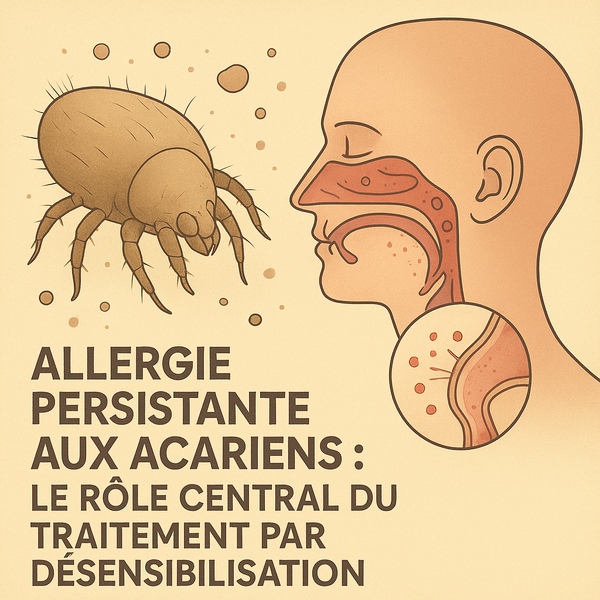 Allergie persistante aux acariens : le rôle central du traitement par désensibilisation