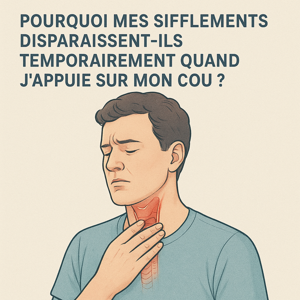 Découvrez pourquoi appuyer sur votre cou peut atténuer temporairement les sifflements d’oreille et comment cela fonctionne.