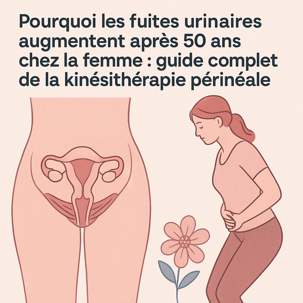 Pourquoi les fuites urinaires augmentent après 50 ans chez la femme