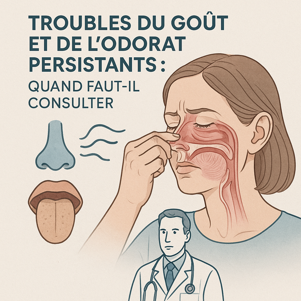 Troubles du goût et de l’odorat persistants : quand faut-il consulter