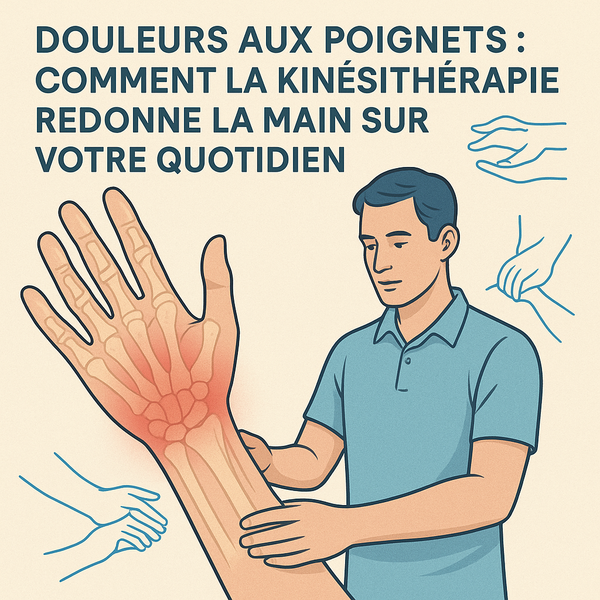 Douleurs aux poignets : apport de la kinésithérapie dans la récupération
