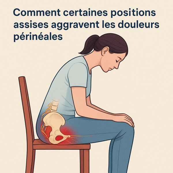 Pourquoi certaines positions assises aggravent les douleurs périnéales