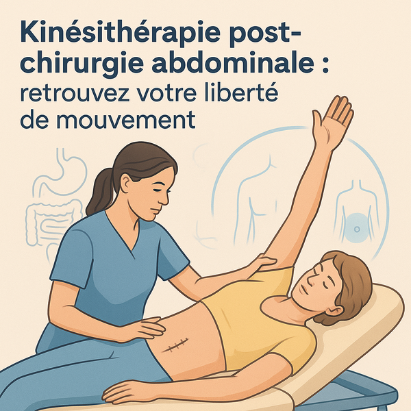 Kinésithérapie post-chirurgie abdominale : restaurer la mobilité