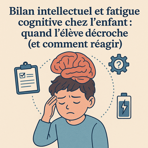Bilan intellectuel et fatigue cognitive : quand l’enfant décroche