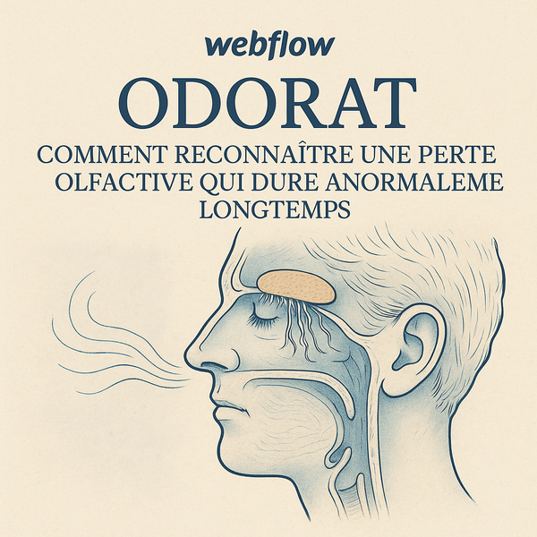 Odorat et comment reconnaître une perte olfactive qui dure anormalement longtemps