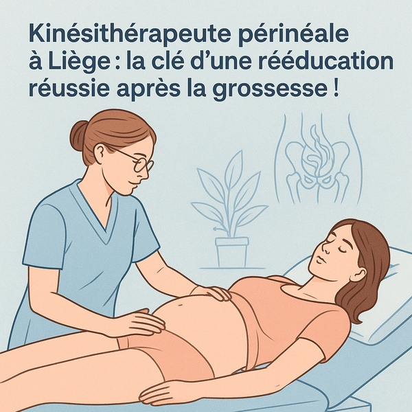 Kinésithérapeute périnéale à Liège pour rééducation après grossesse