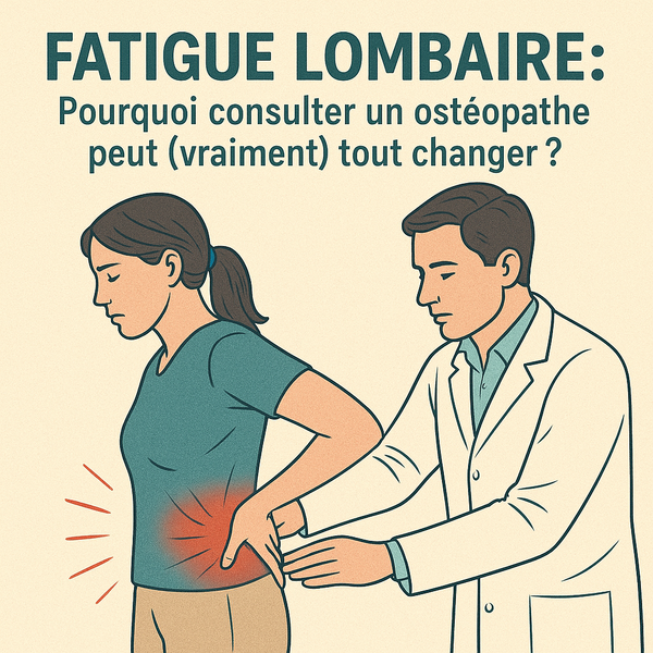 Pourquoi consulter un ostéopathe en cas de fatigue lombaire