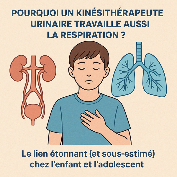 Pourquoi un kinésithérapeute urinaire travaille aussi la respiration