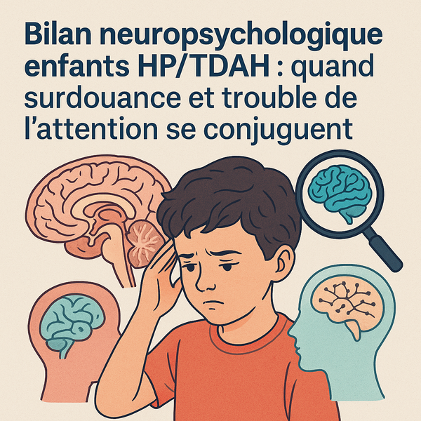 Bilan neuropsychologique pour enfants présentant un profil double (HP et TDAH)
