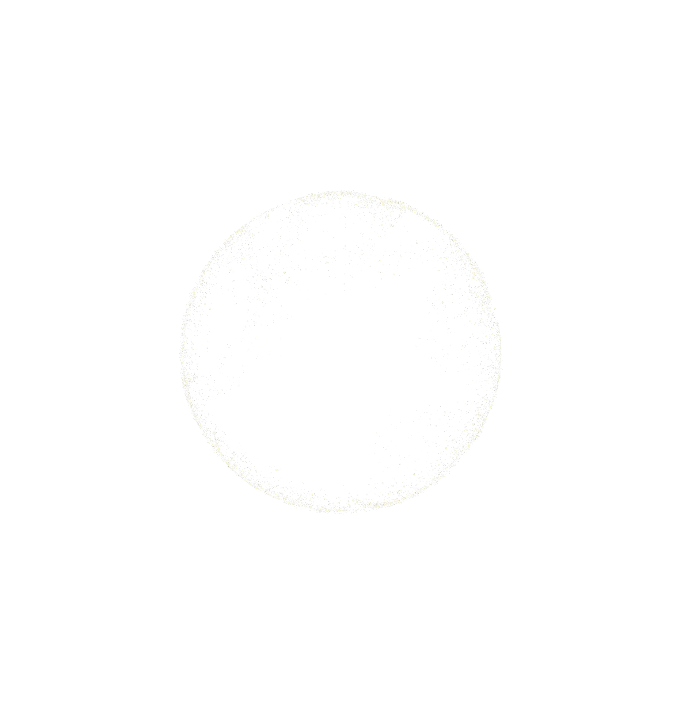 A black and white photo of a circular object.