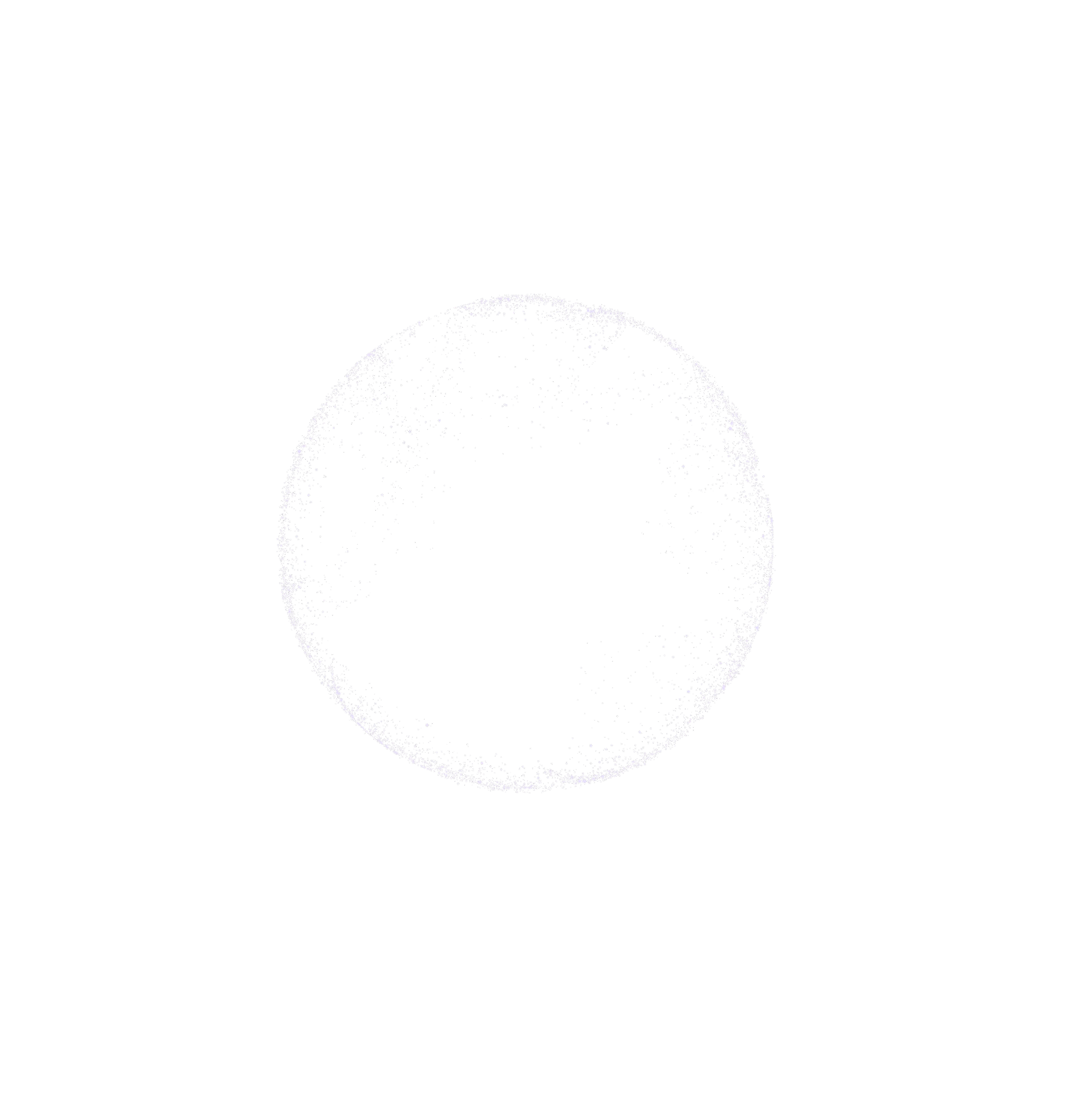 A black and white photo of a round object.