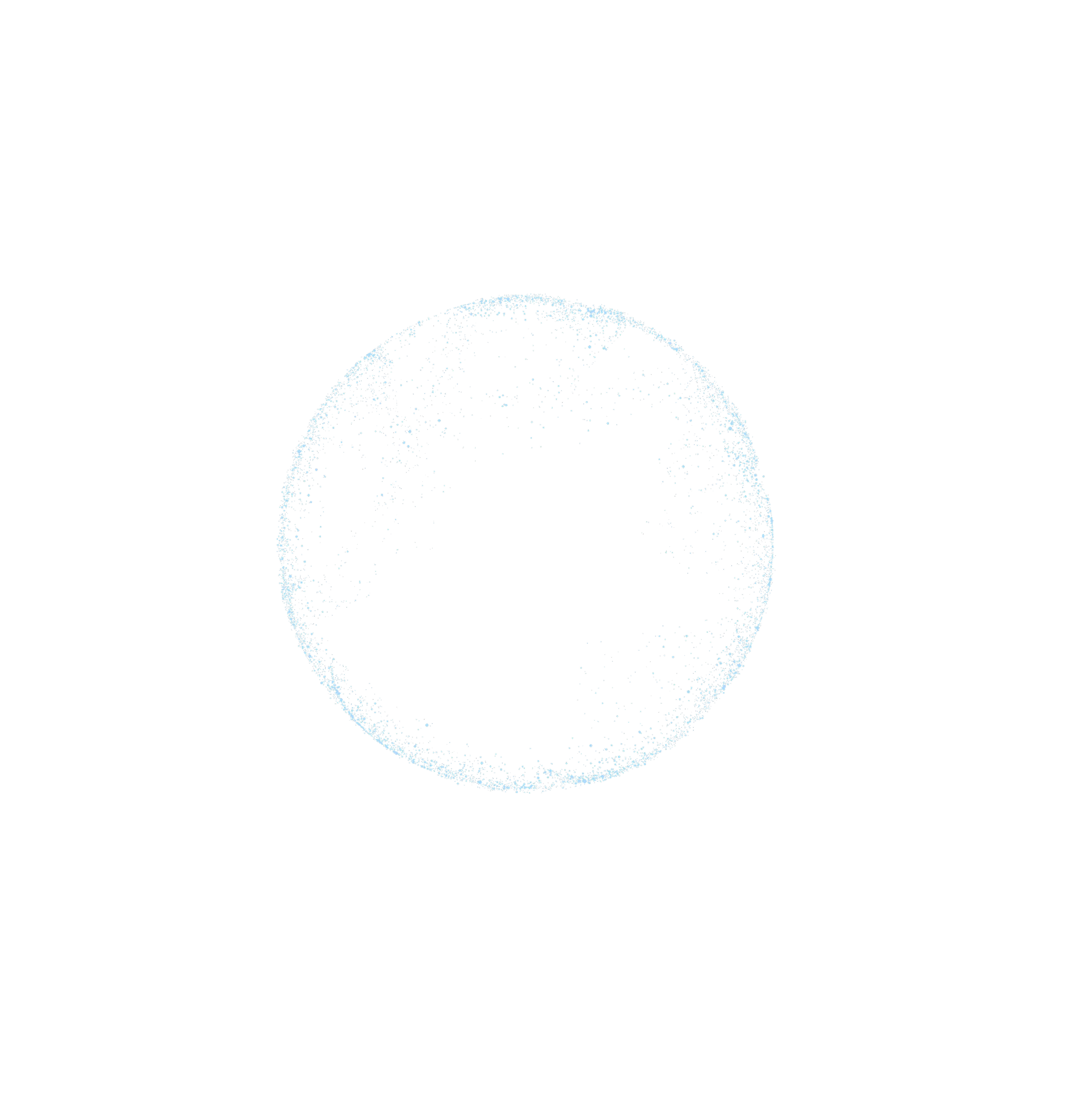 A black and white photo of a circular object.