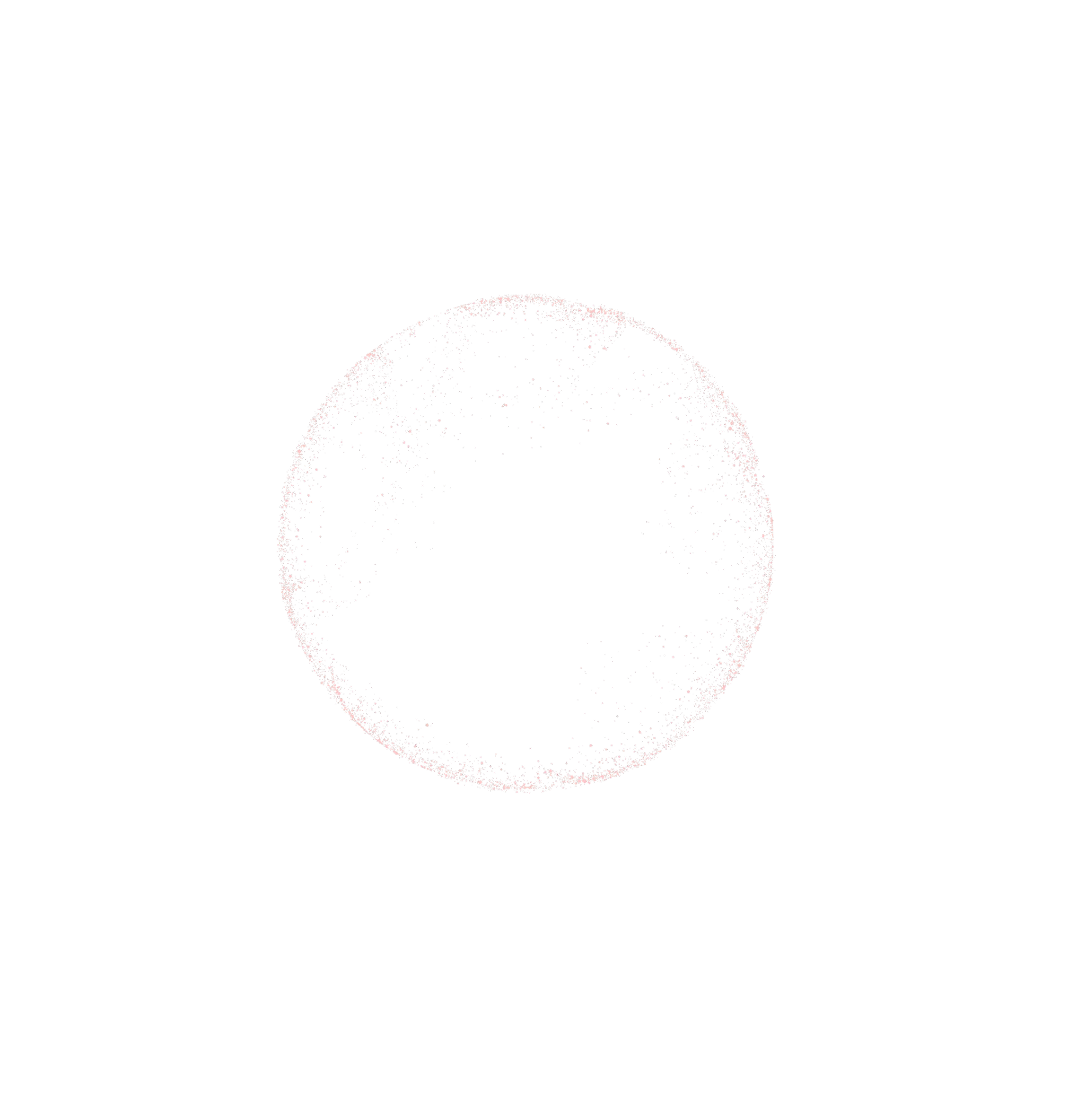 A black and white photo of a circular object.