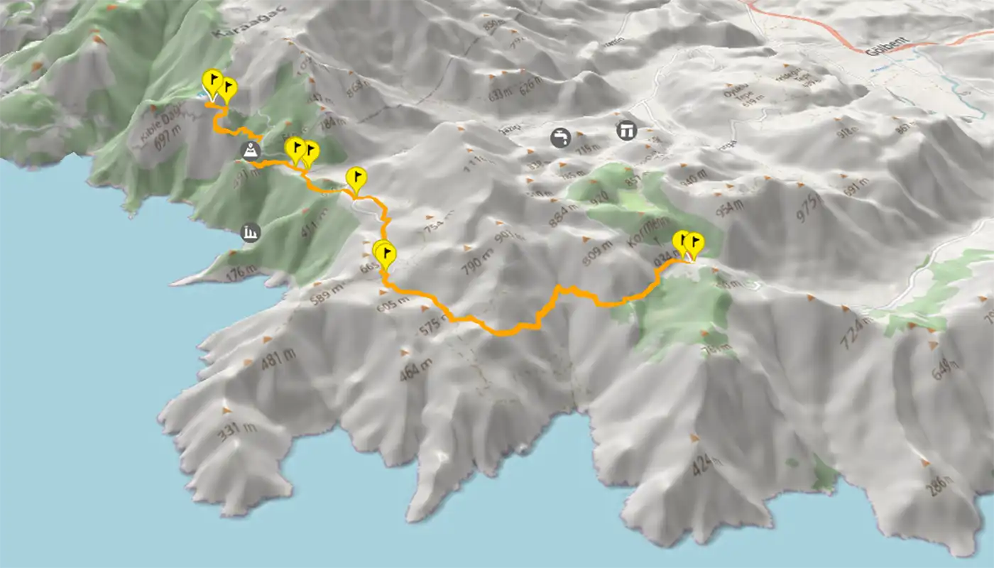 Lycian Way seaside walk rivaling West Highland Way Scotland