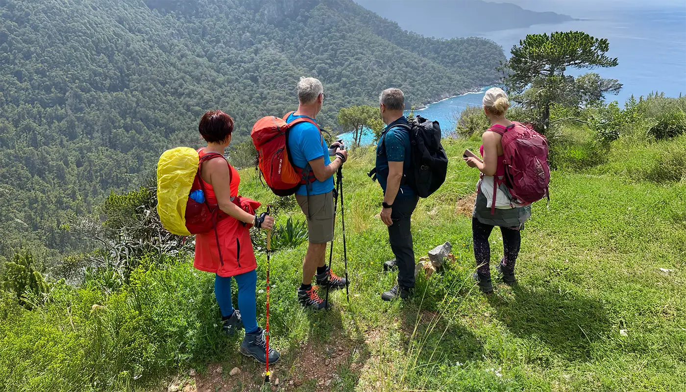 Lycian Way hiking adventure combined with Inca Trail Peru inspiration