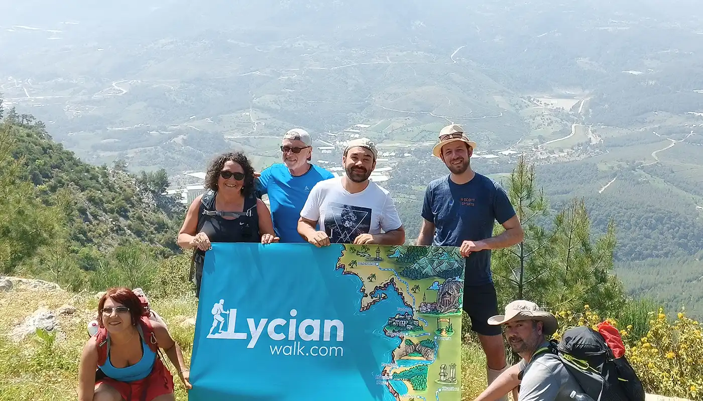 Lycian Way hike like the Slovenian Mountain Trail