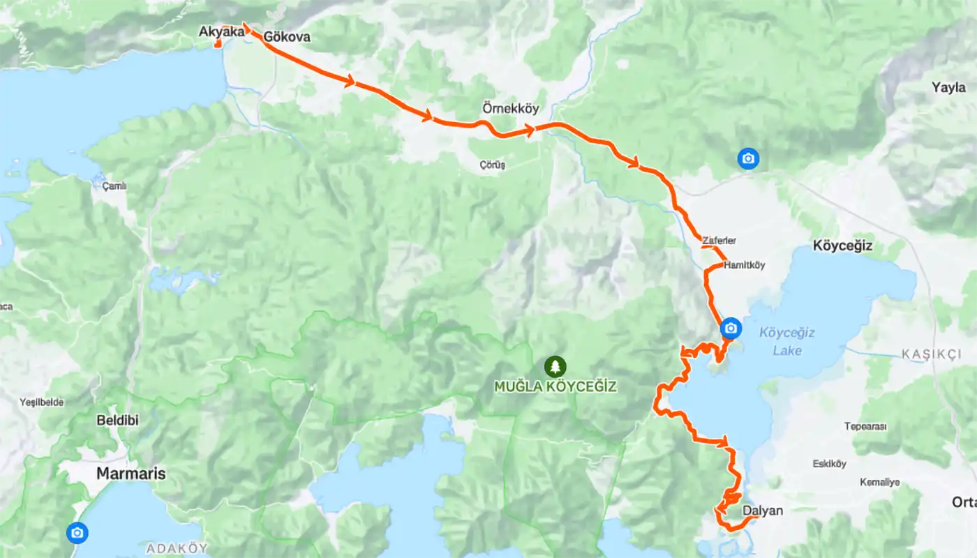 Lycian Way hiking like Norway Trolltunga hike