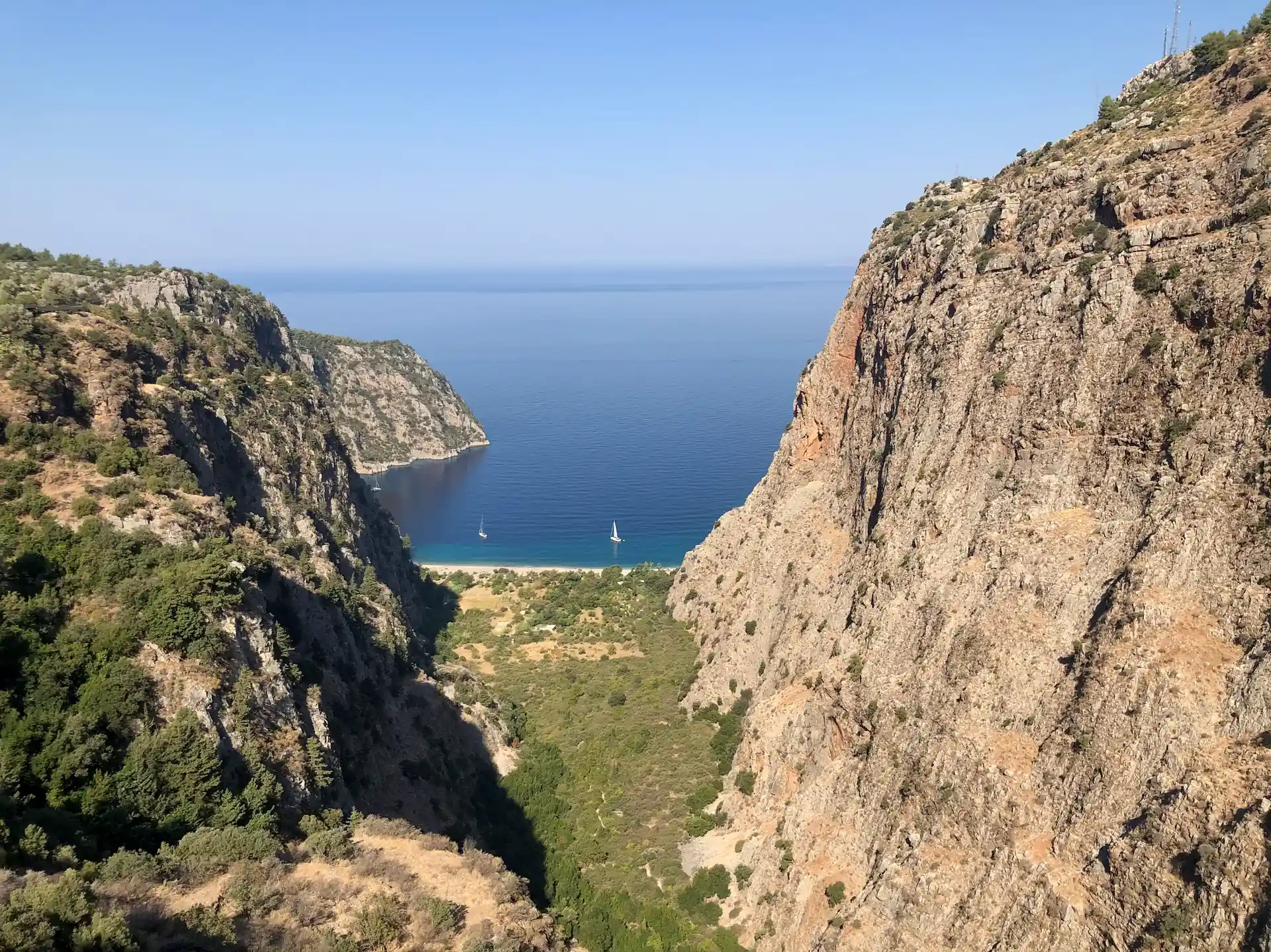 Butterfly Valley View – Lycian Way Hidden Canyon Beach Turkey