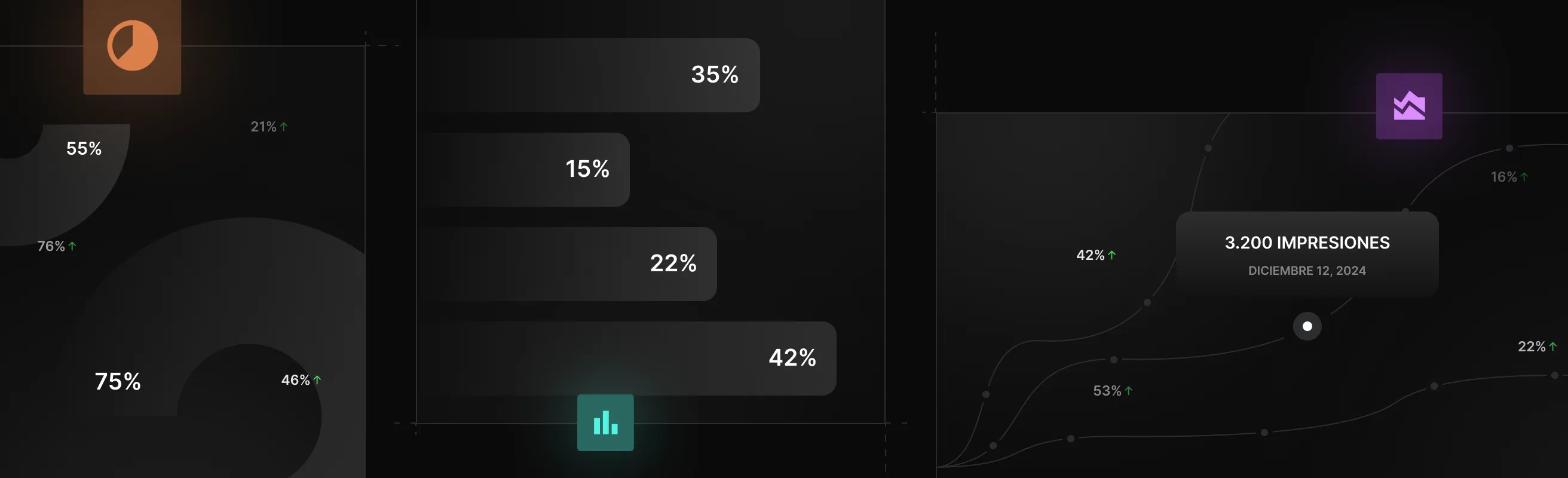 A black background with a number of different types of numbers.