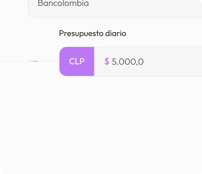 A cell phone with a text message that reads presupuesto.