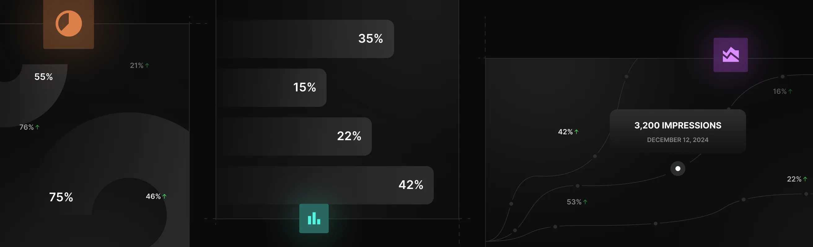 A black background with a number of different types of numbers.