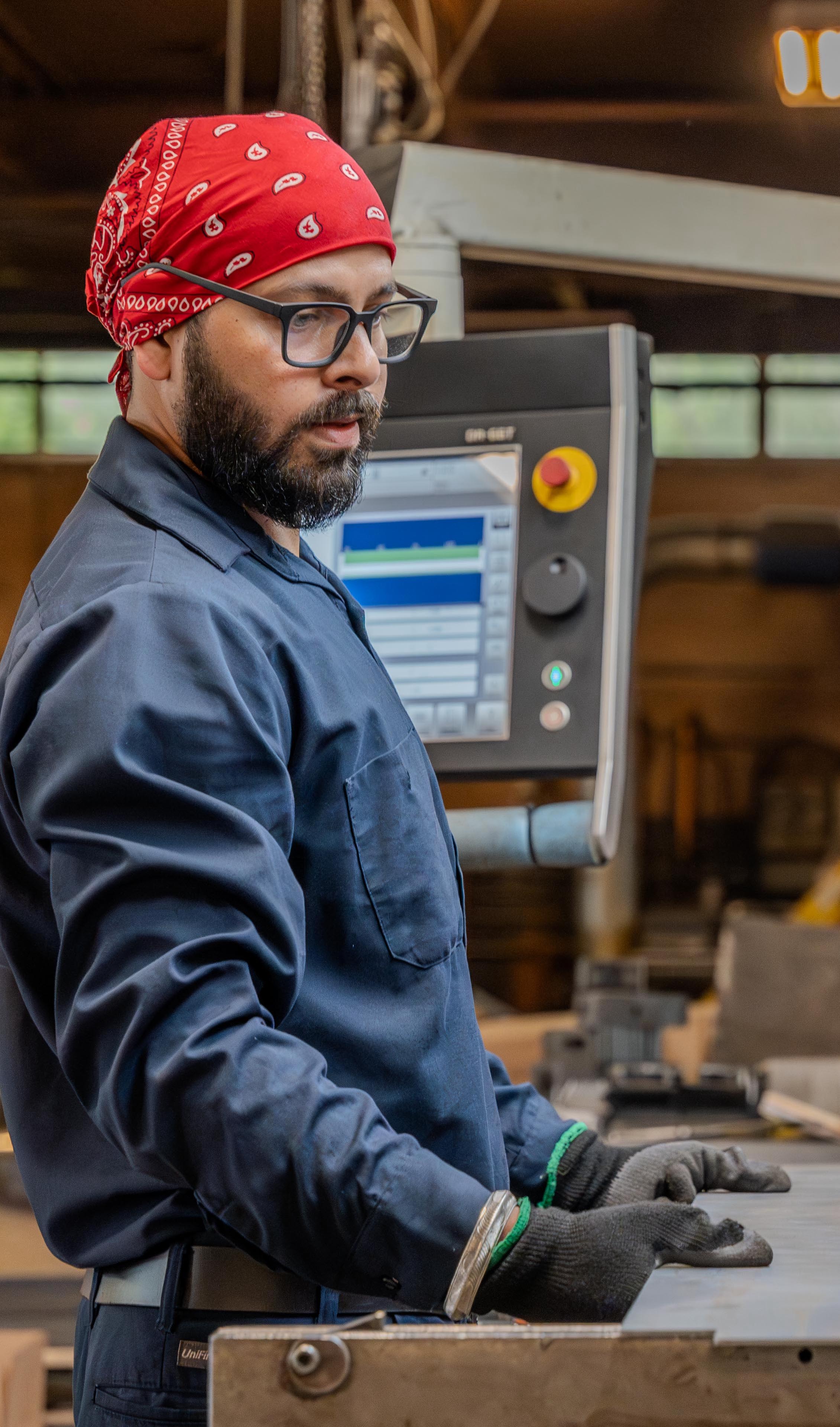 image of quality control check (for a manufacturing plant)